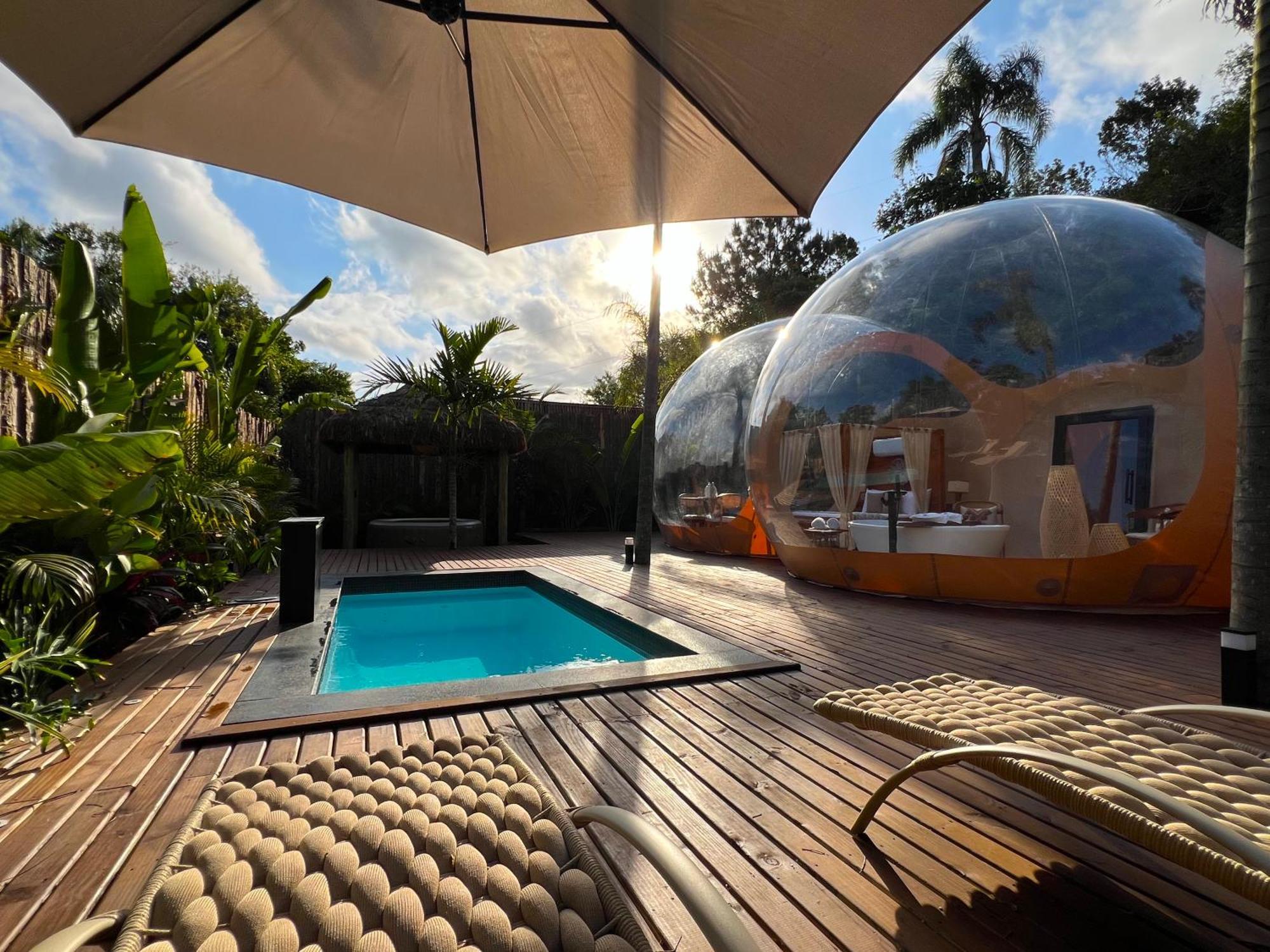 Zion Bubble Glamping Hotel Florianopolis Exterior photo