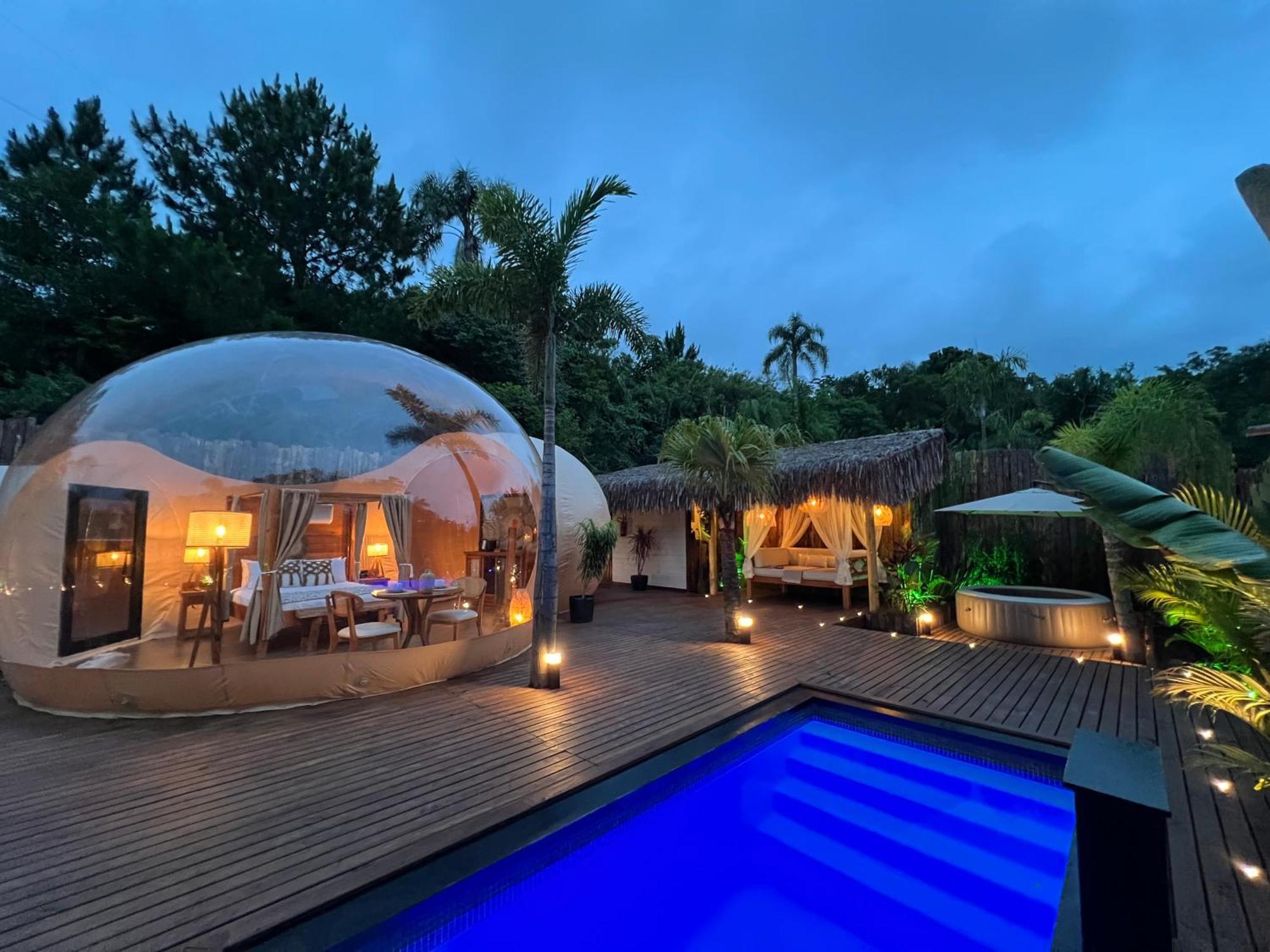Zion Bubble Glamping Hotel Florianopolis Exterior photo